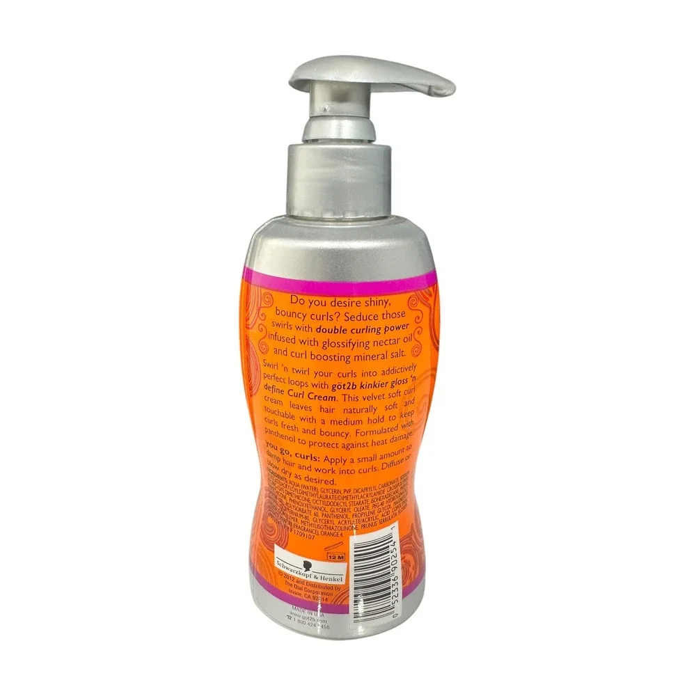 Schwarzkopf got2b Kinkier Curl Cream HTF Discontinued‎ Y2K New 6oz